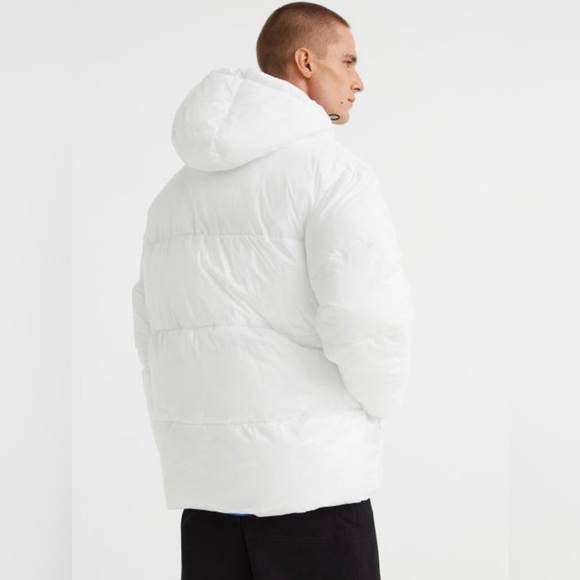 H&M Jackets & Coats Nwt Men Large Hm Mens Snow White Waterrepellent